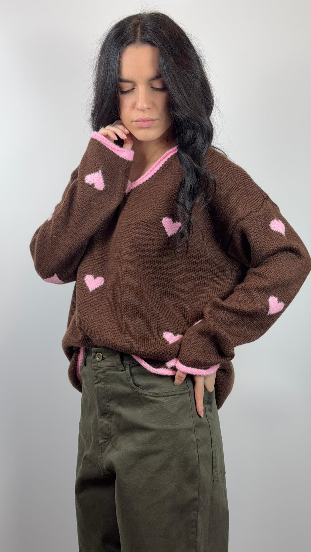 Maglioncino cuori