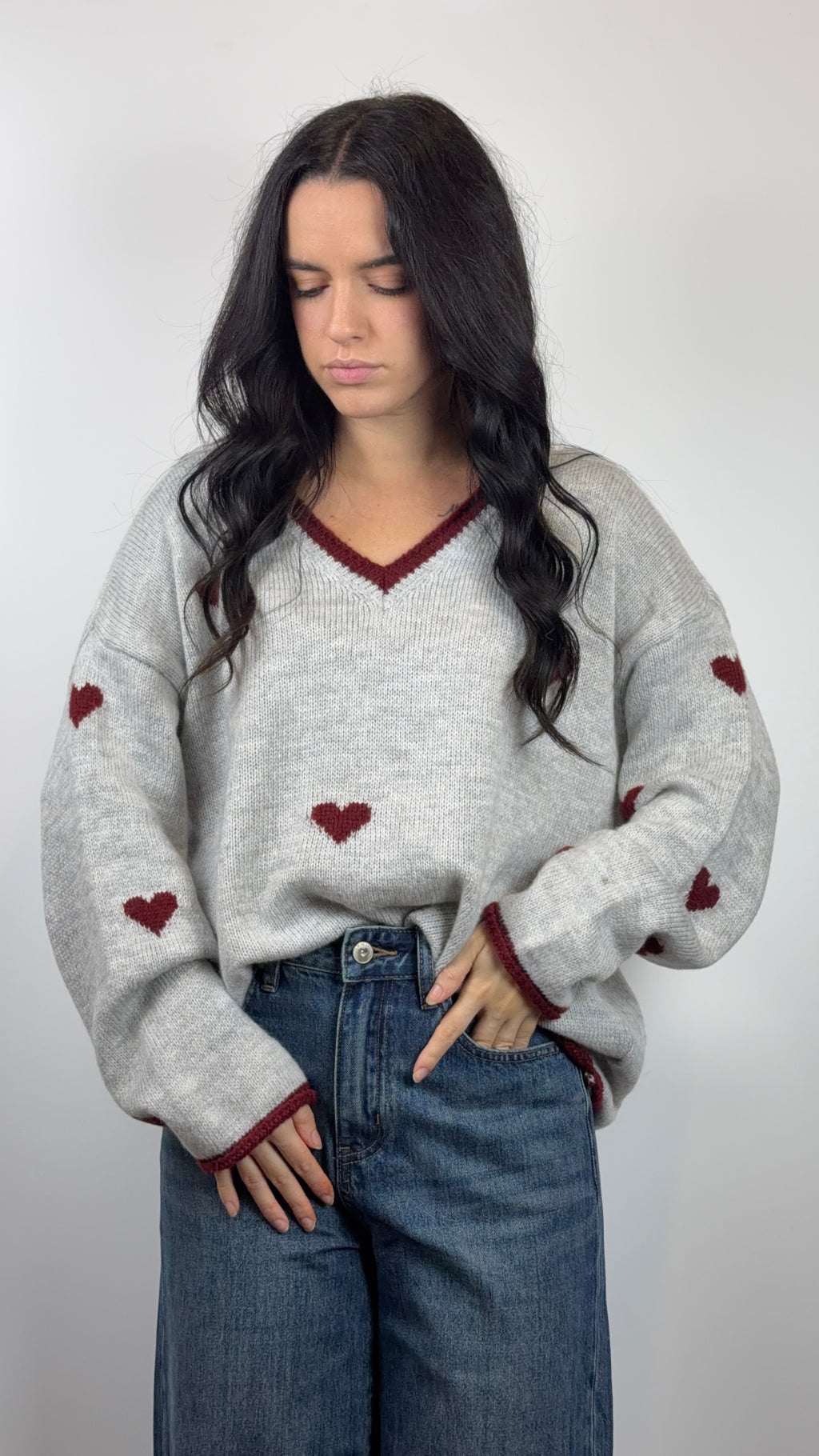 Maglioncino cuori