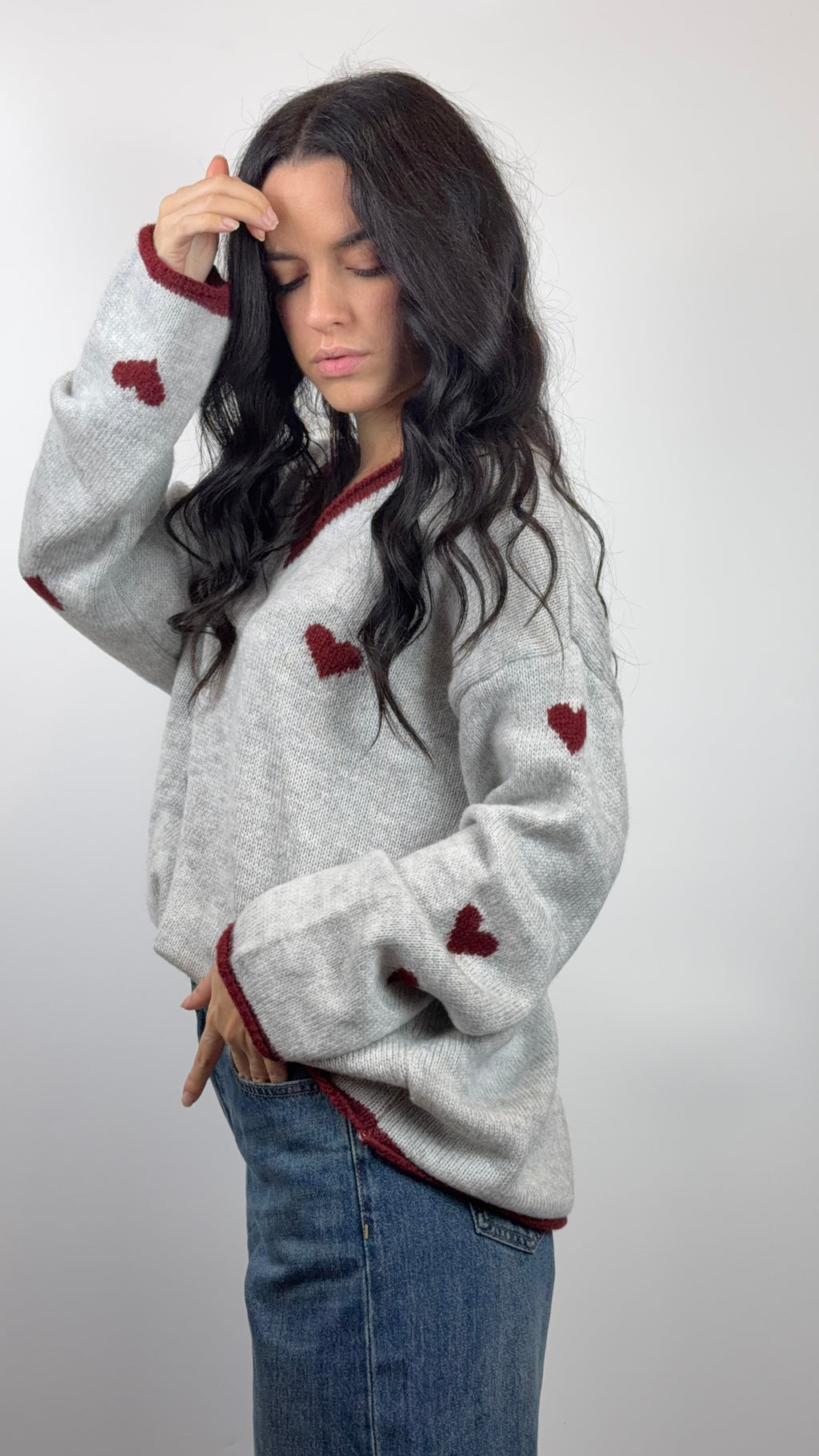 Maglioncino cuori