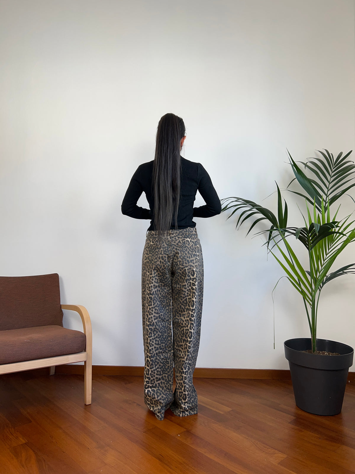Jeans maculato