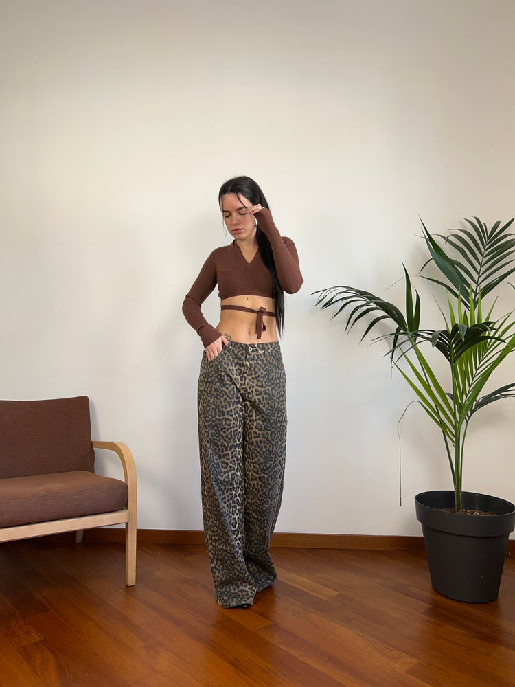 Jeans maculato
