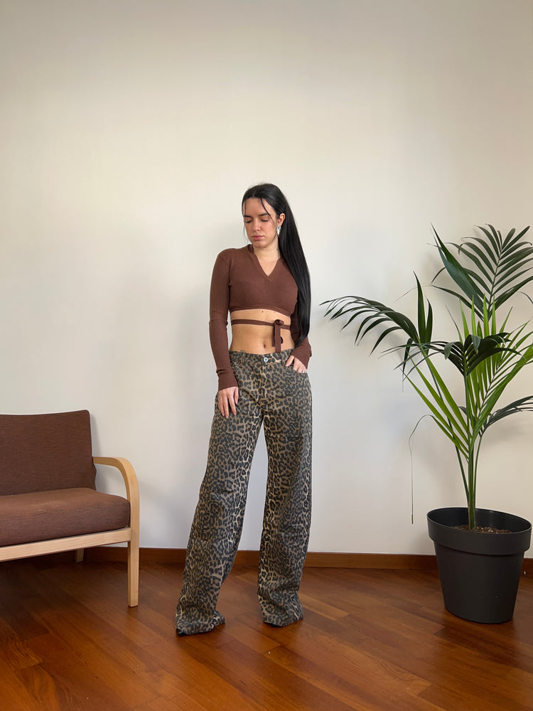 Crop top chocolate