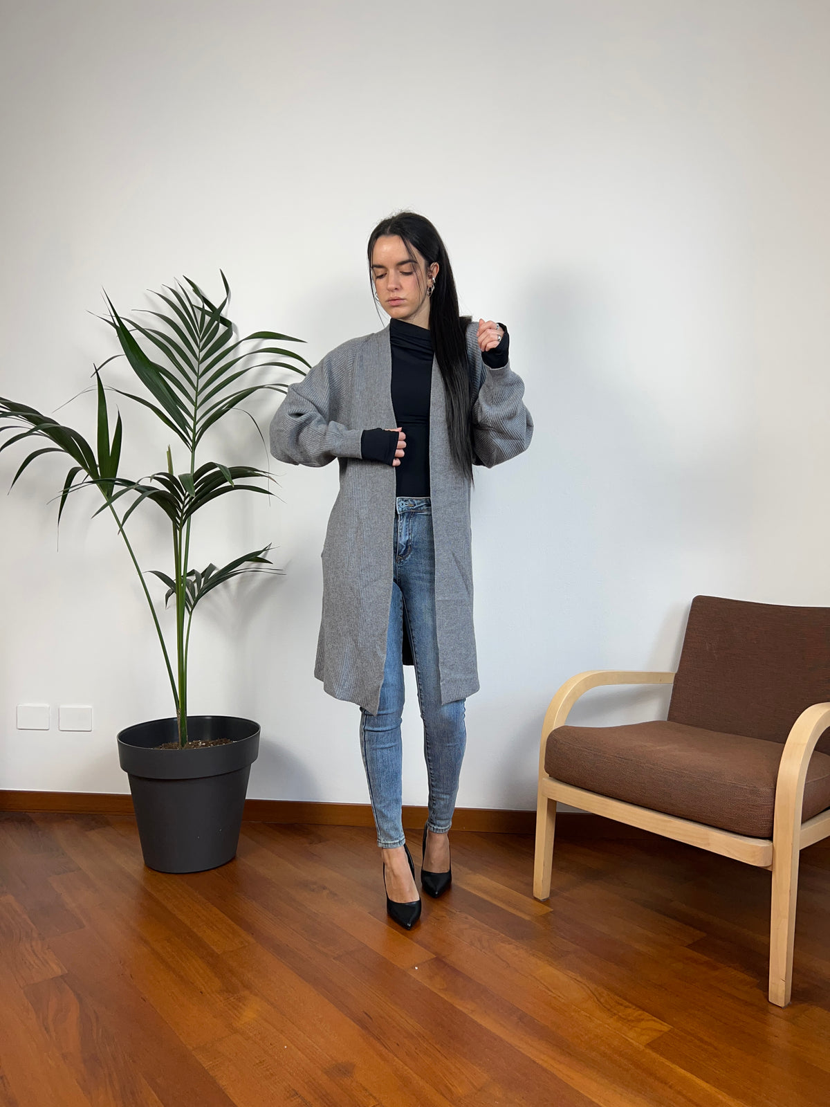 Cardigan midi