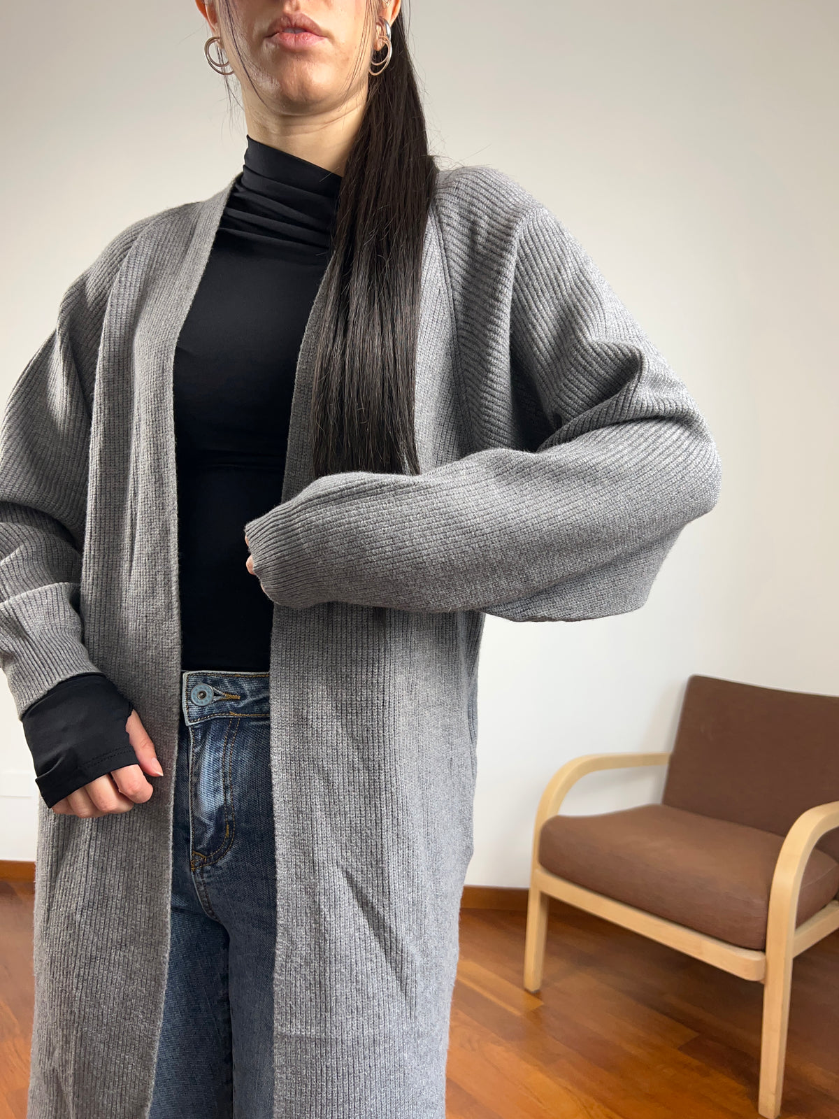 Cardigan midi