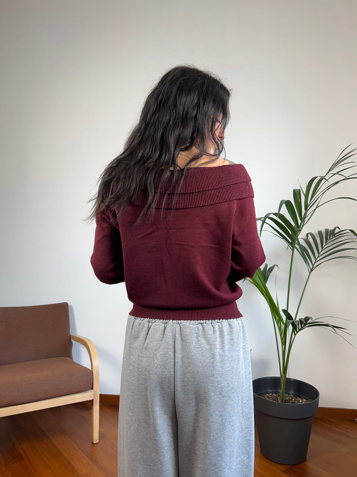 Maglione barchetta