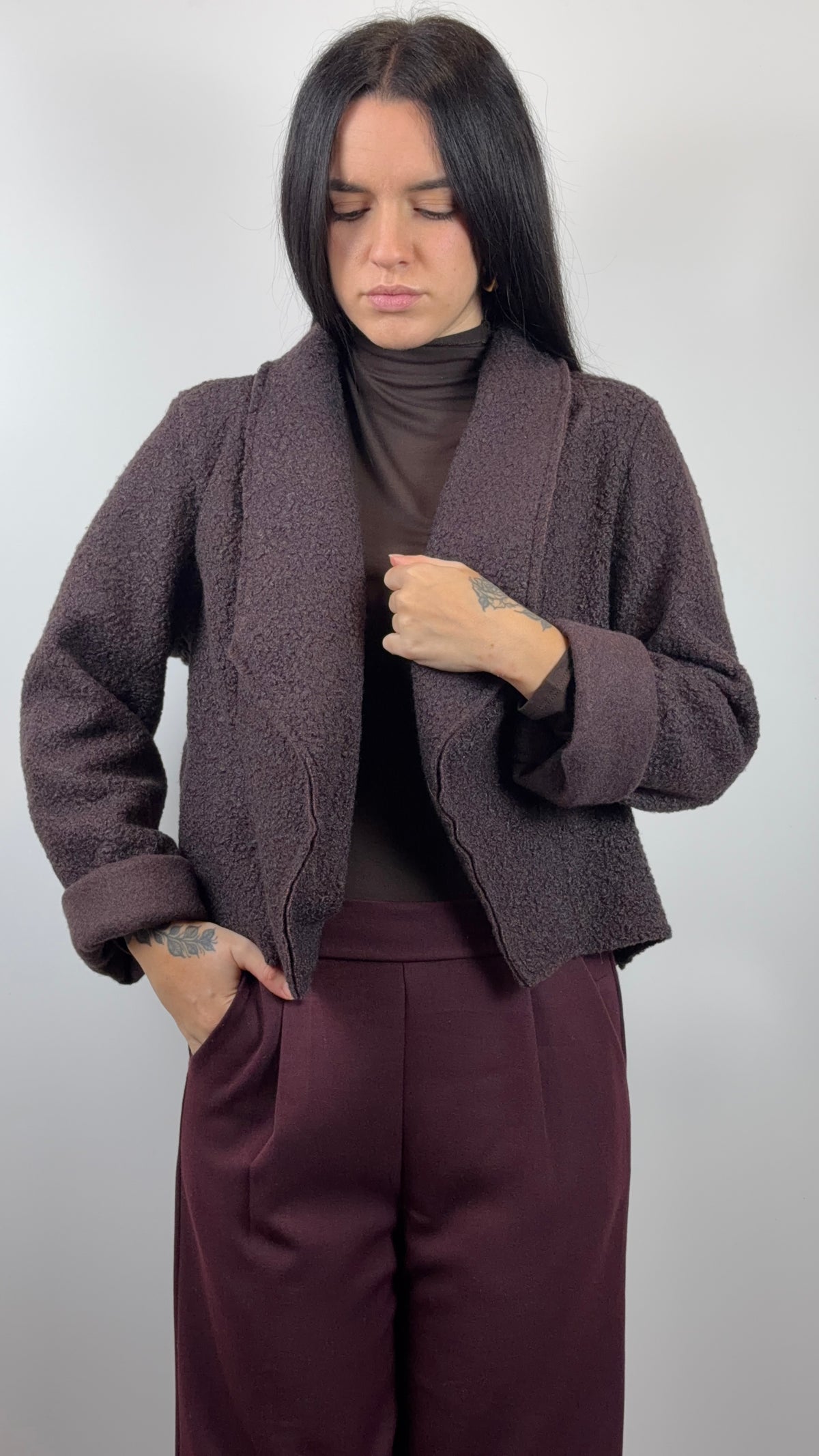 Giacca boucle