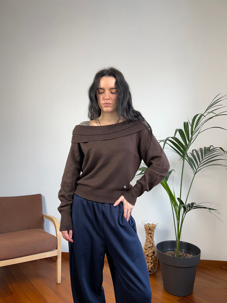 Maglione barchetta