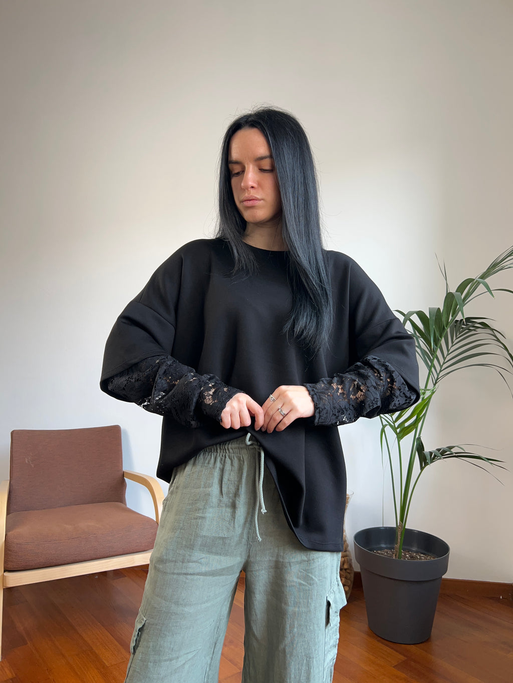T-shirt lace