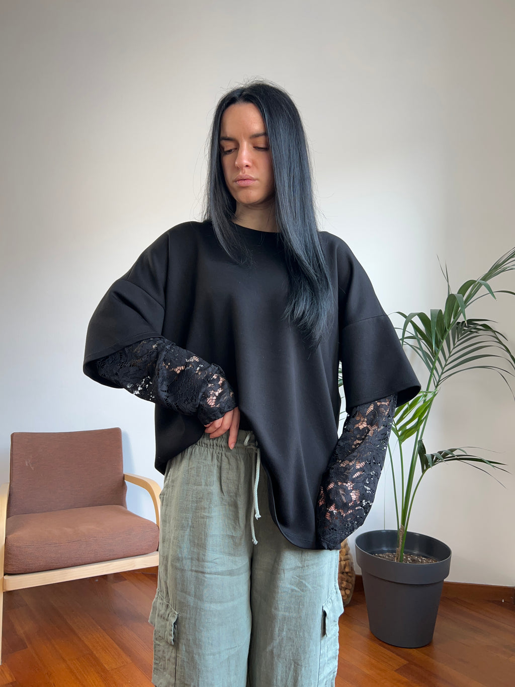 T-shirt lace