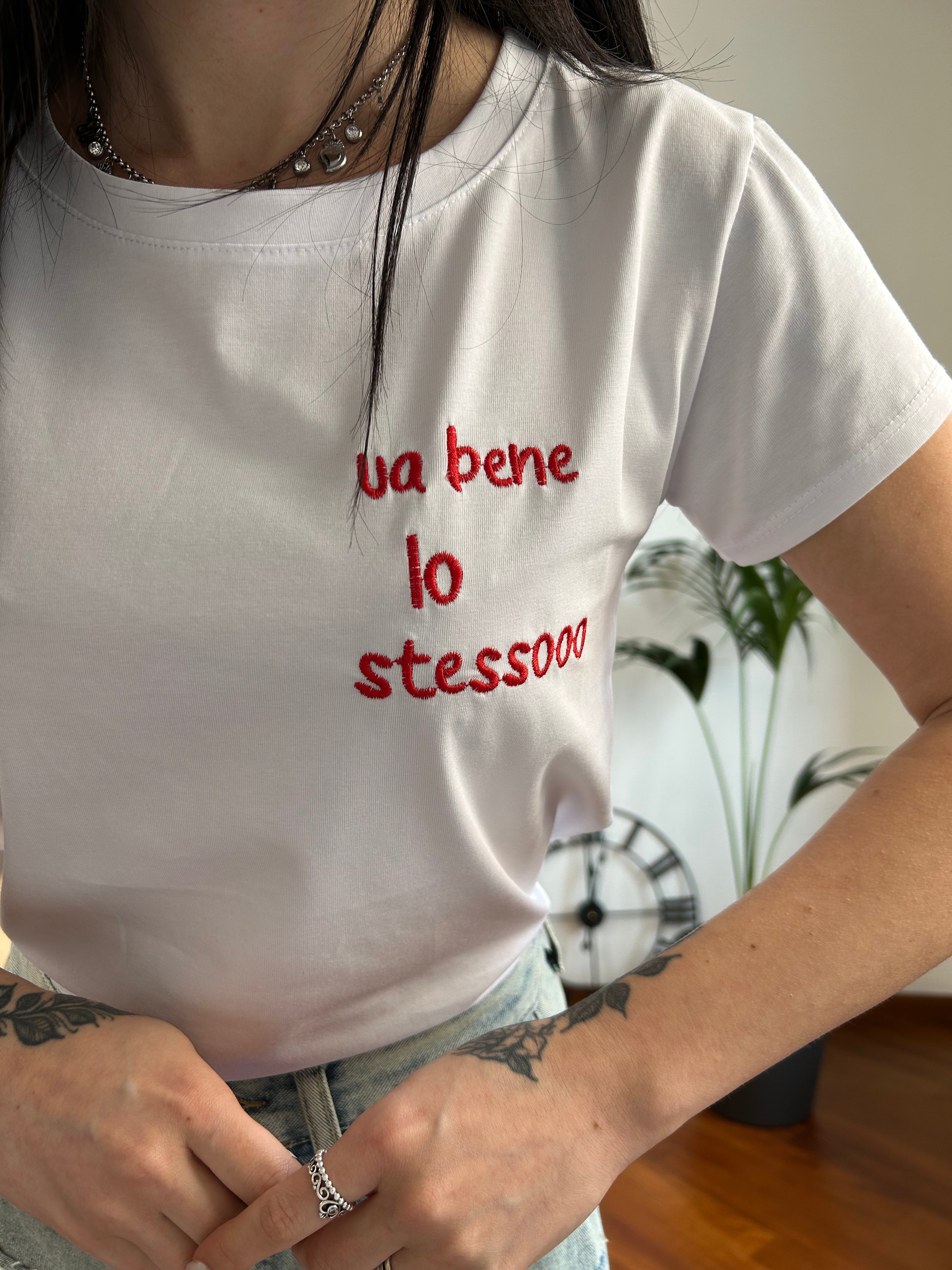 T-shirt va bene lo stesssso