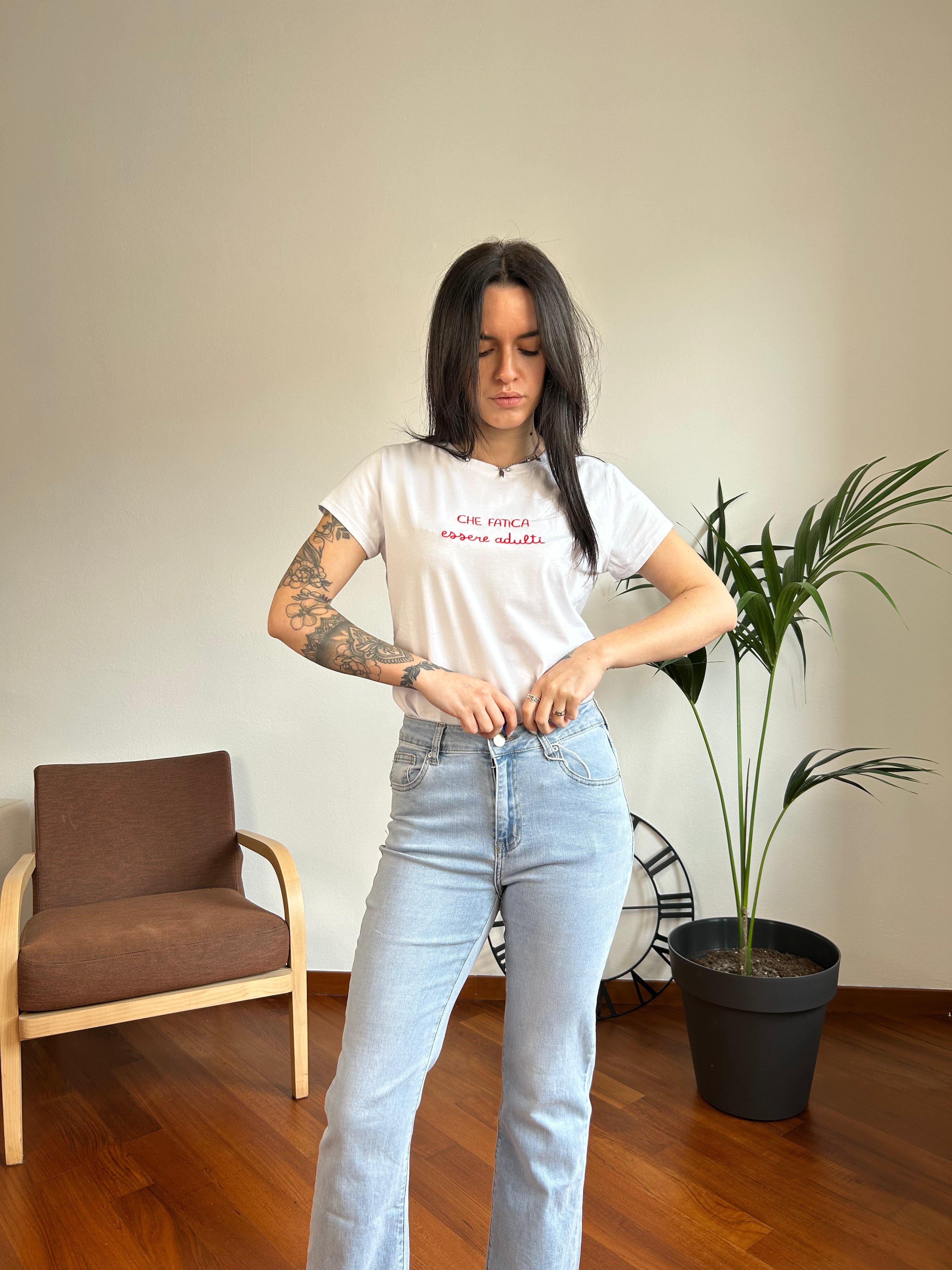 T-shirt Che fatica essere adulti