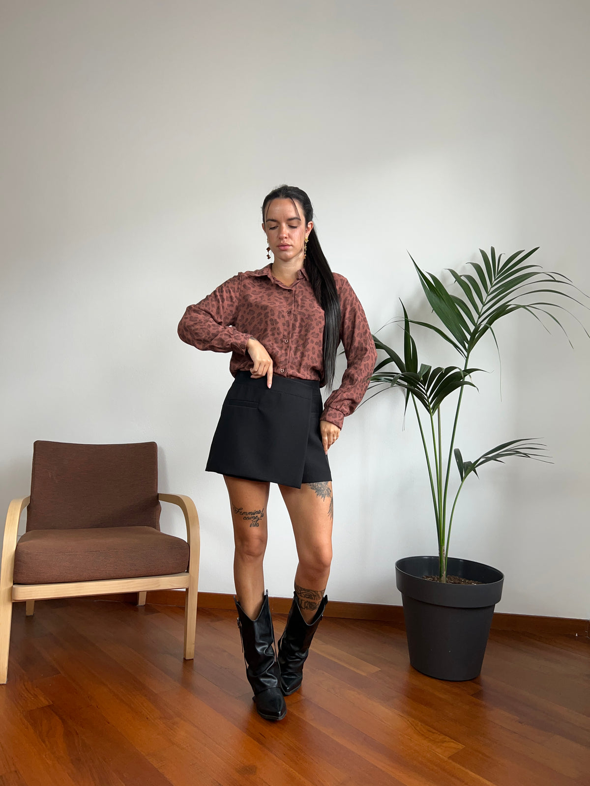 Camicia leopardata