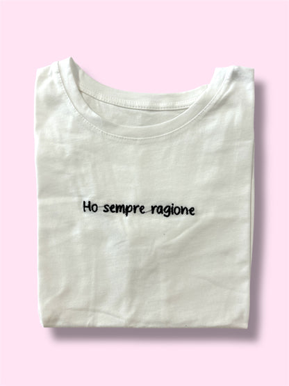 T-shirt frasi