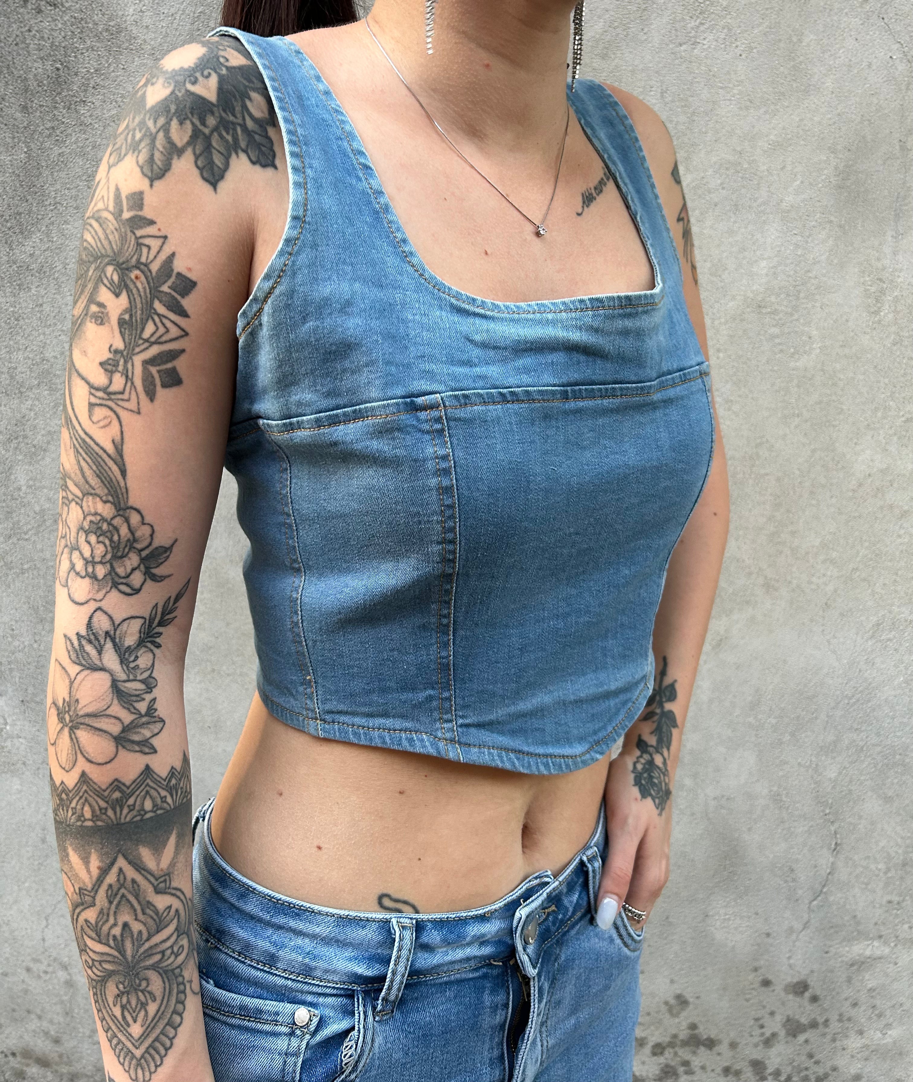 Corsetto denim
