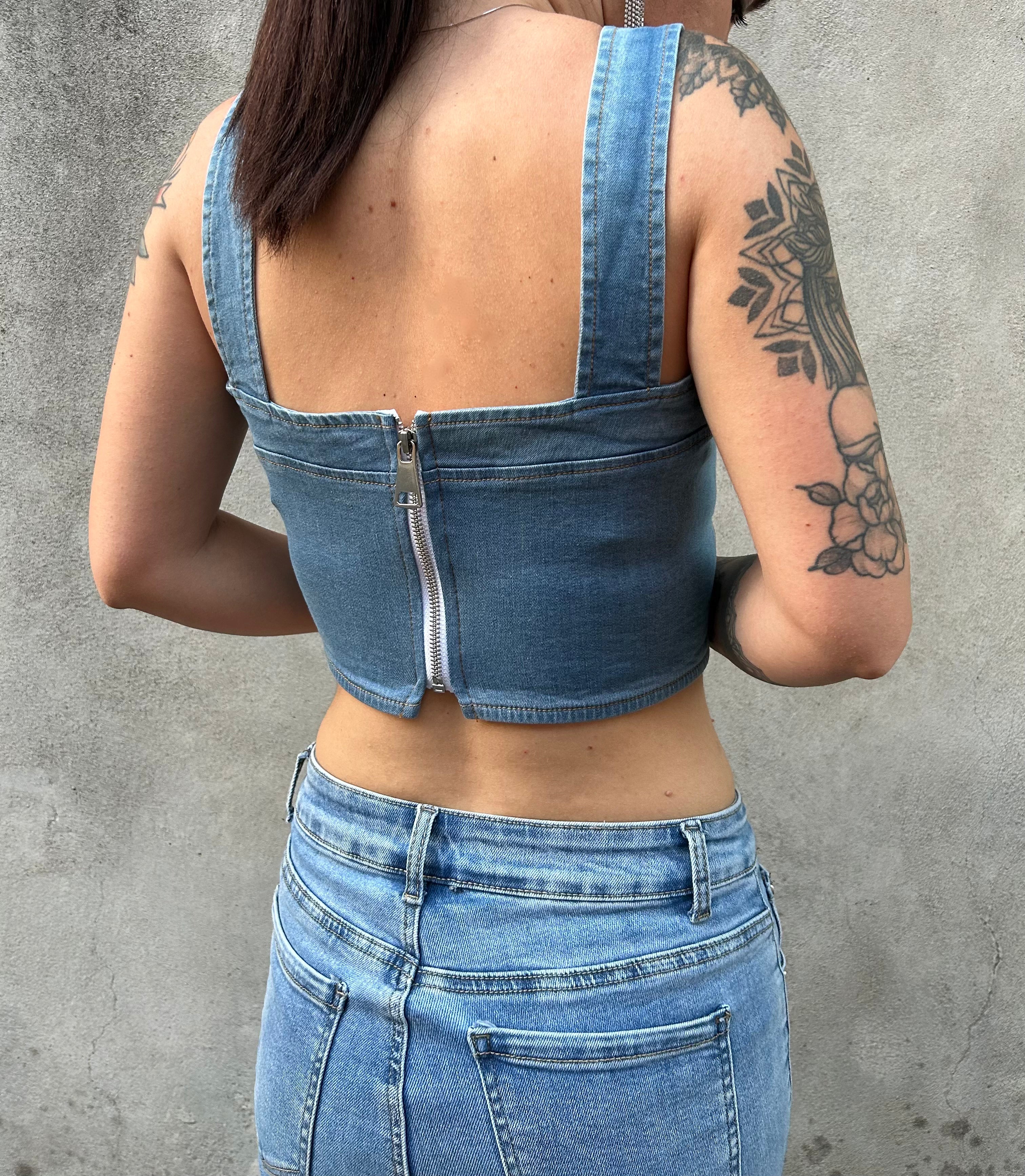 Corsetto denim