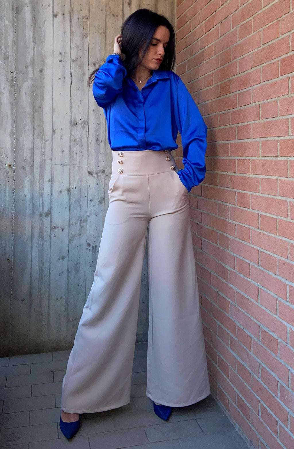 Pantalone beige