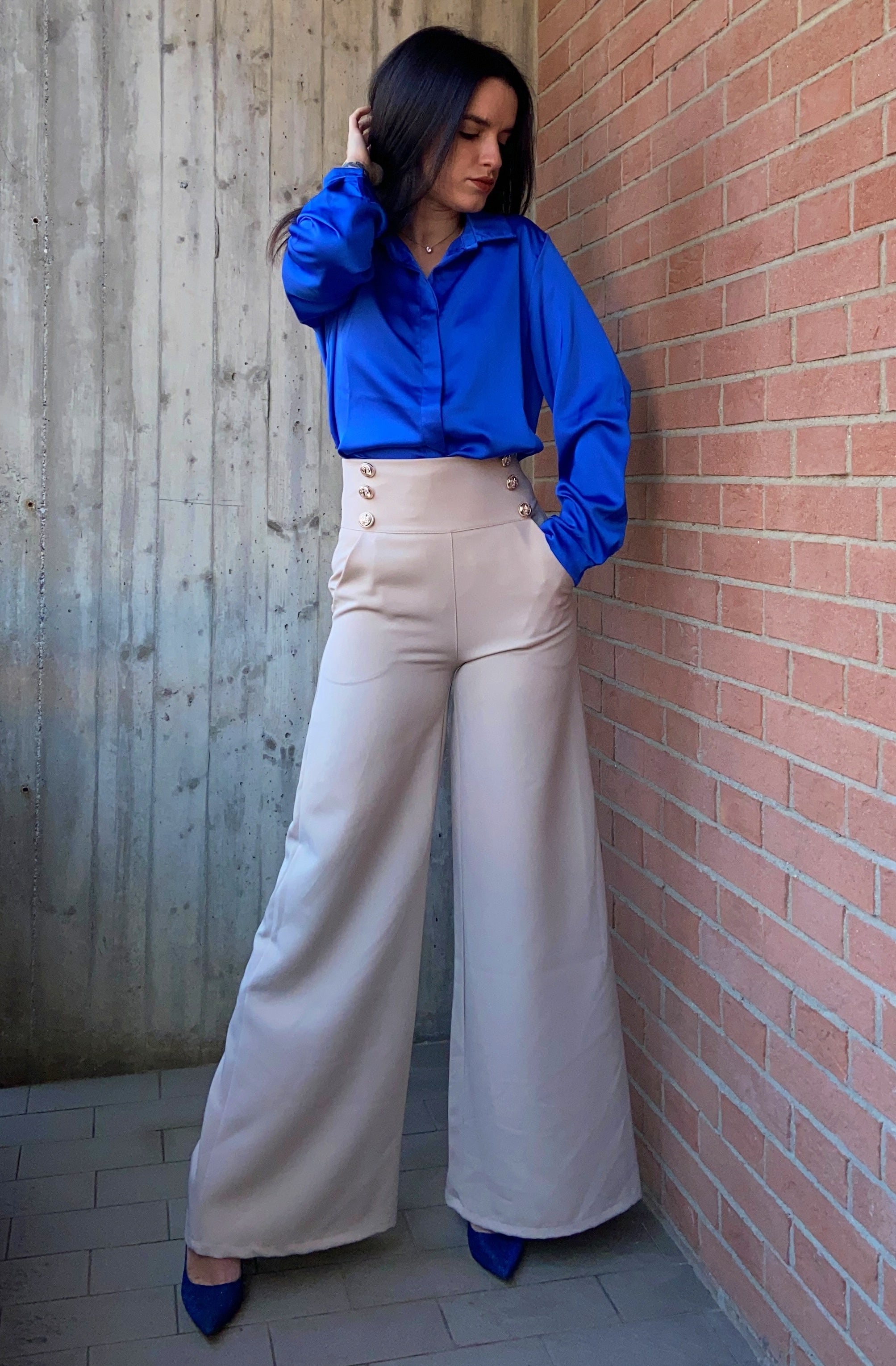 Pantalone beige